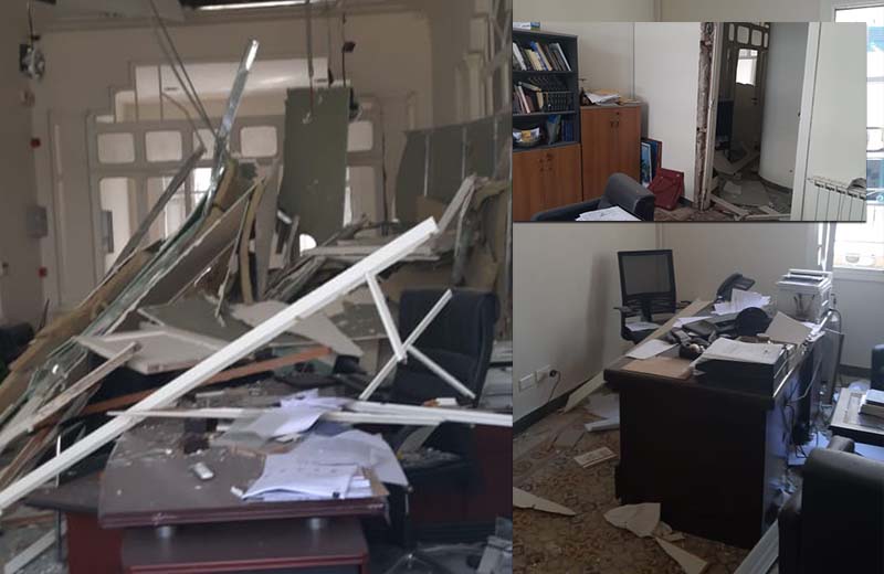 Βηρυτός: Η Πρεσβεία της Κύπρου έχει υποστεί τεράστιες ζημιές από την έκρηξη (photos)
