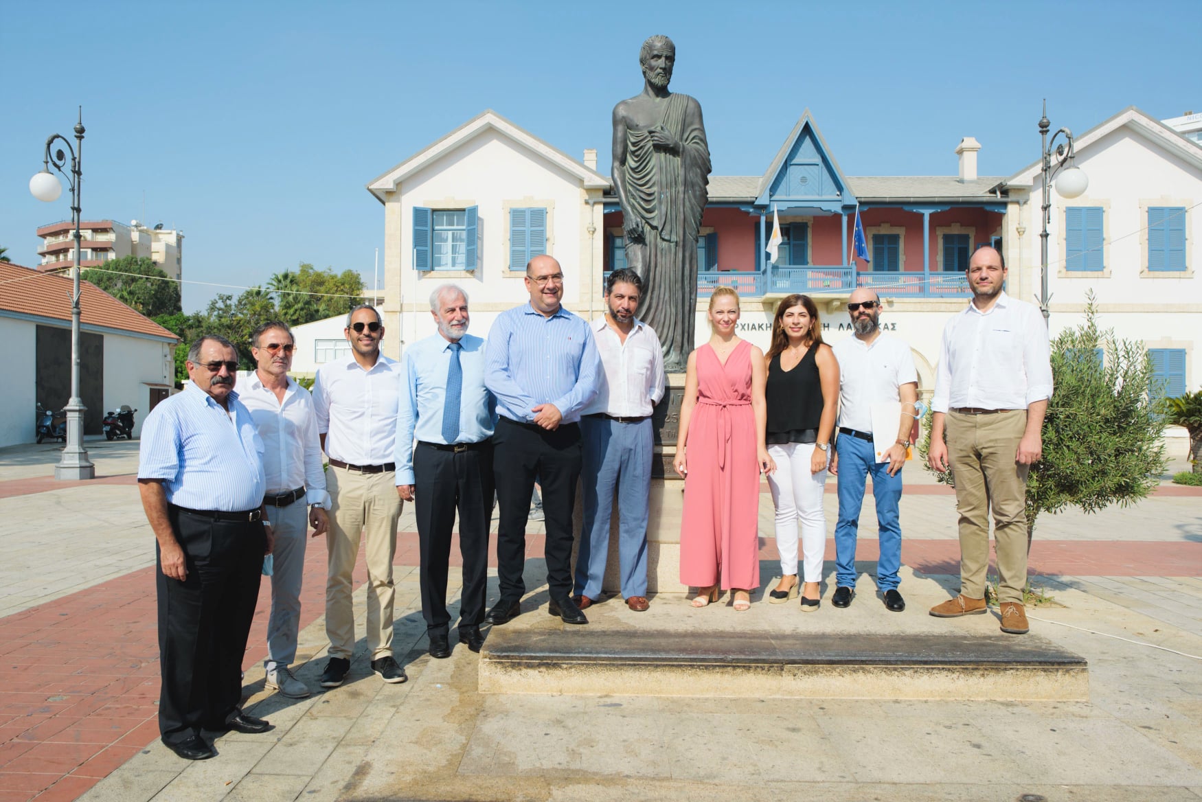 Τα αγάλματα της Λάρνακας απέκτησαν φωνή (ενημέρωση από τον Δήμο)