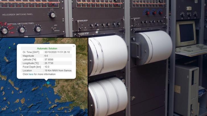 Ισχυρός σεισμός 6,6 Ρίχτερ βορειοδυτικά της Σάμου (Βίντεο)