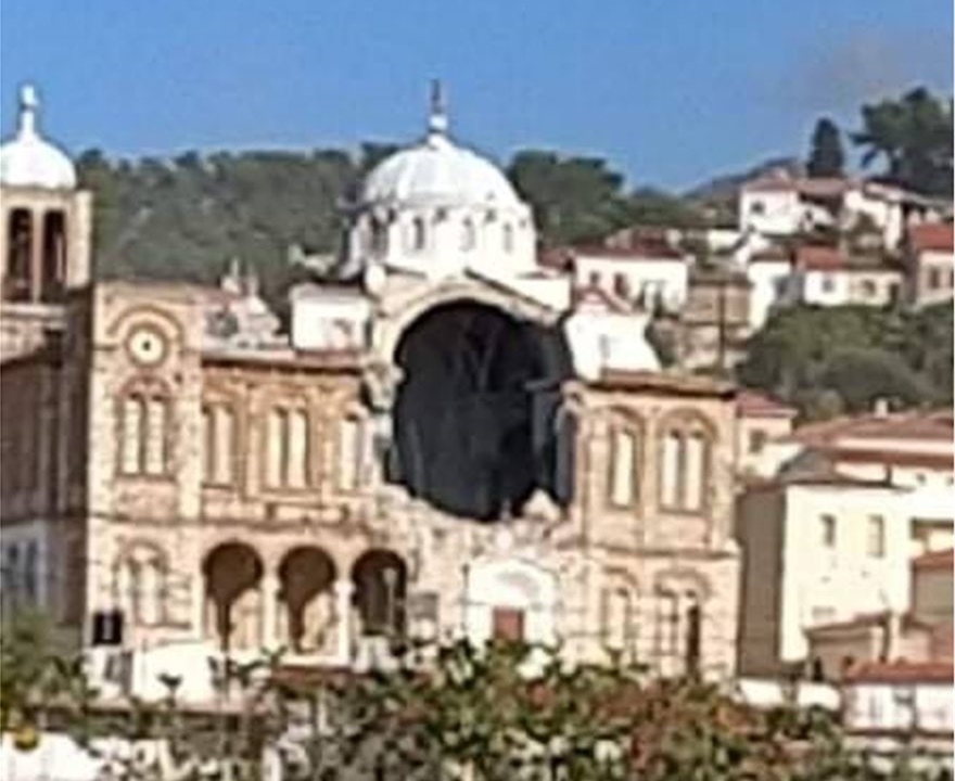 Σεισμός Σάμος: Ζημιές σε εκκλησία – Κατέρρευσε μεγάλος μέρος του κτηρίου