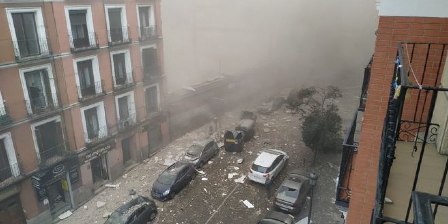 Φονική έκρηξη στο κέντρο της Μαδρίτης (ΒΙΝΤΕΟ)