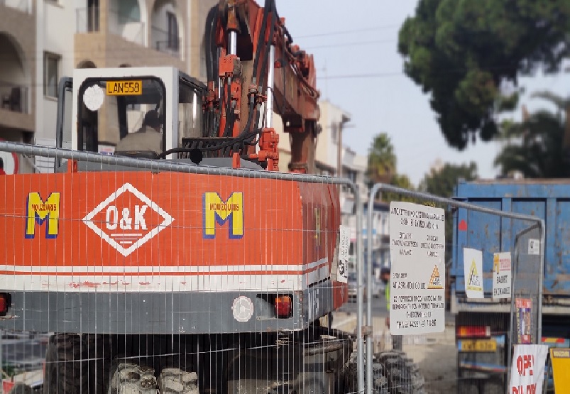 Λάρνακα: Δρόμοι κλειστοί λόγω έργων