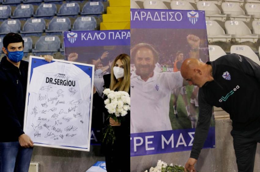 Τα λουλούδια και η φανέλα στην μνήμη του Δρ. Σεργίου! (φώτος)