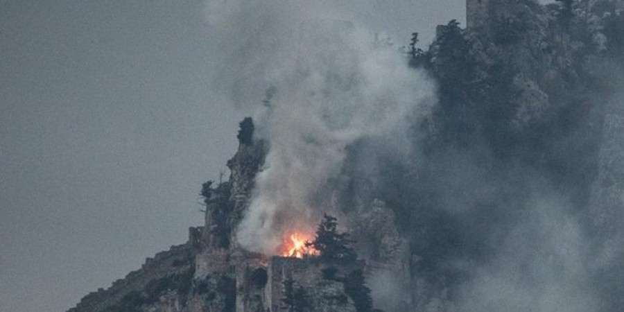 Δεν υπέστη ζημιές το κάστρο Αγίου Ιλαρίωνα από τη φωτιά