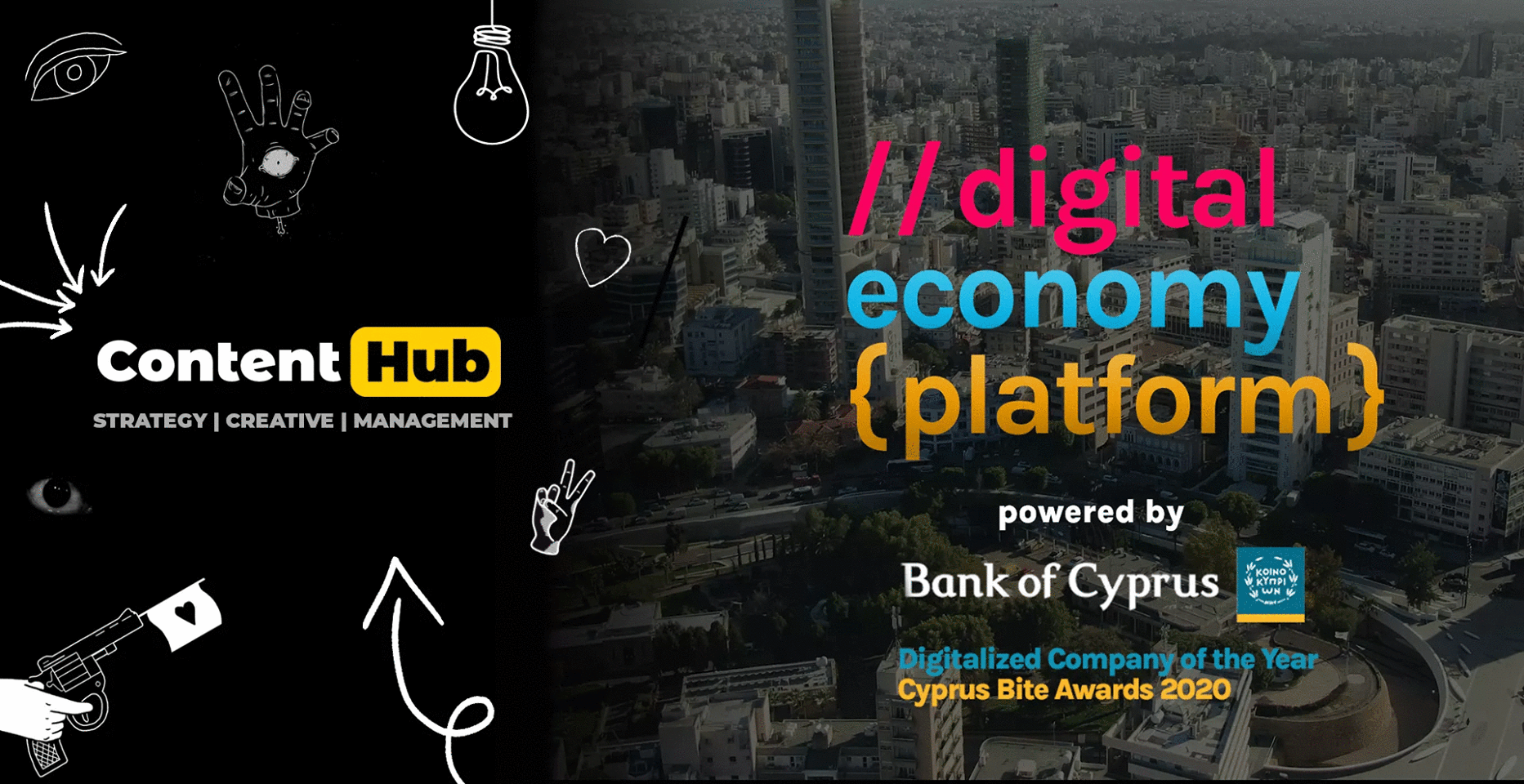 Συνεργασία Content Hub με Human Asset & WorkForce για το νέο καινοτόμο project «Digital Economy Platform powered by Bank of Cyprus»