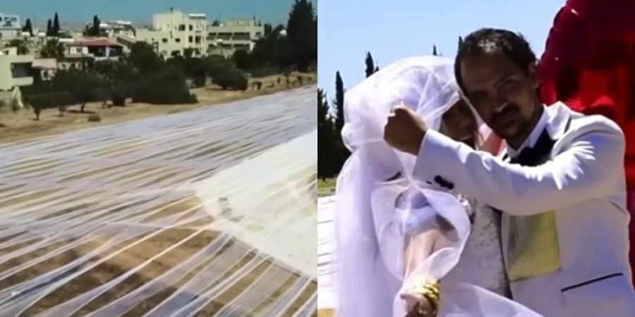Η Κύπρια νύφη που κατέκτησε ρεκόρ Γκίνες για το πιο μακρύ γαμήλιο πέπλο (ΒΙΝΤΕΟ)