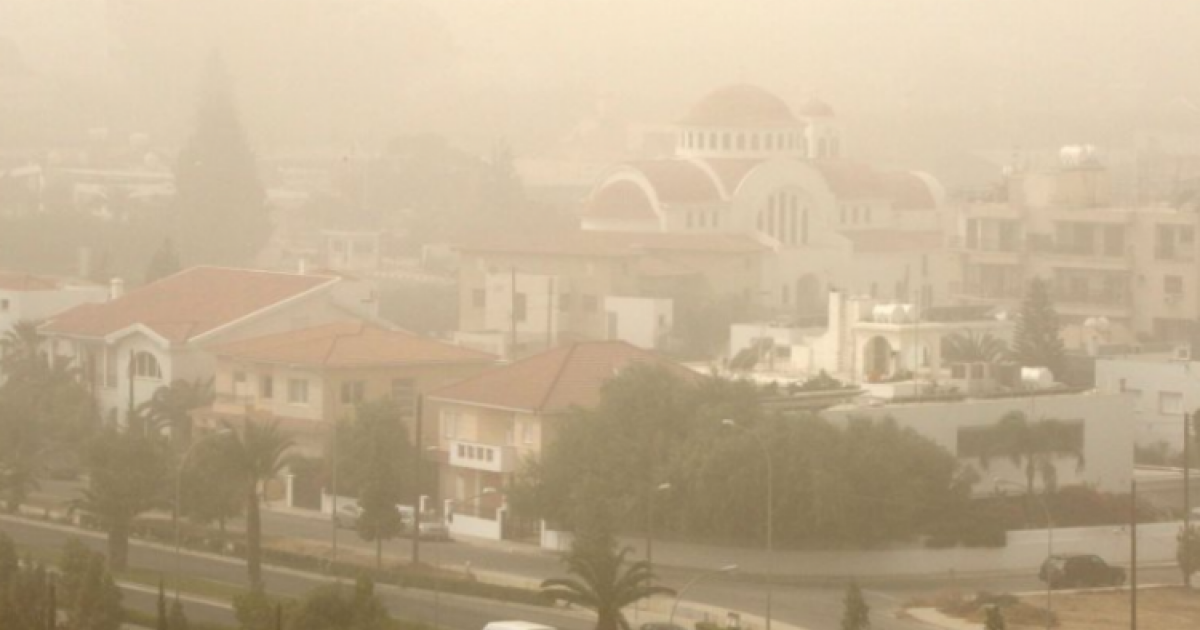 Σκόνη και άνοδος της θερμοκρασίας στο μενού του καιρού