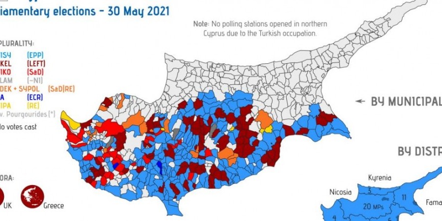 Έτσι διαμορφώνεται ο κομματικός χάρτης – Σύγκριση με Βουλευτικές 2016 (ΦΩΤΟ)