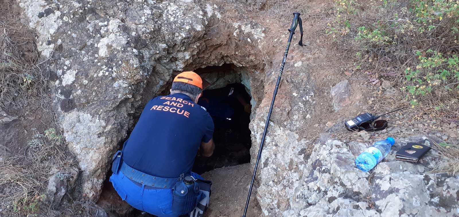 Σε σπηλιές και βράχια του Σταυροβουνίου αναζητούσαν τον μοναχό Ιωάννη (ΒΙΝΤΕΟ- ΦΩΤΟ)