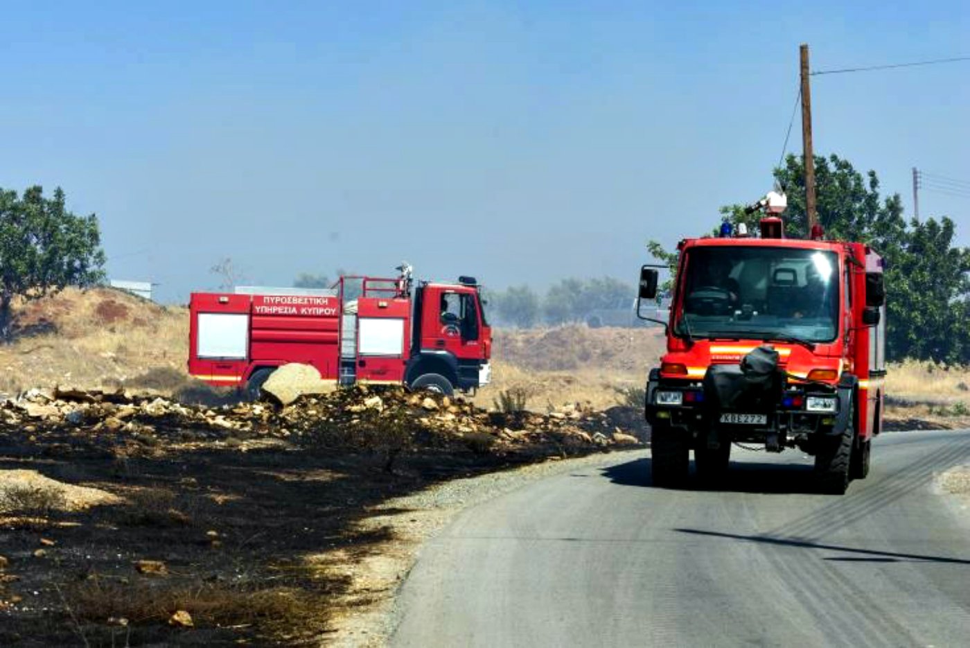 Υπό έλεγχο πυρκαγιά στο Καλό Χωριό Λάρνακας