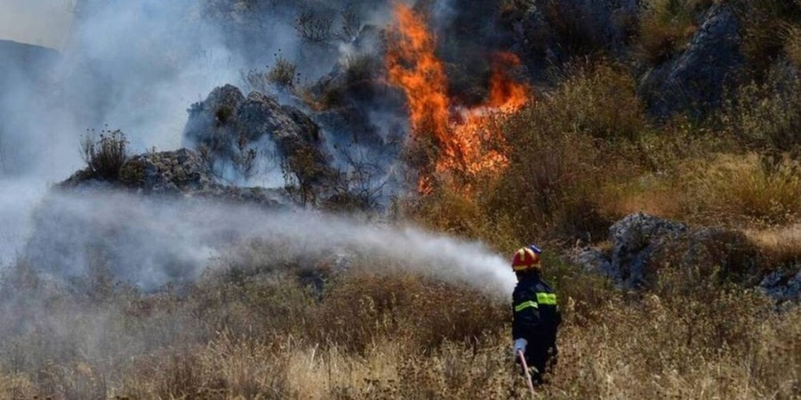 Σε εξέλιξη δασική πυρκαγιά στο Αλεθρικό