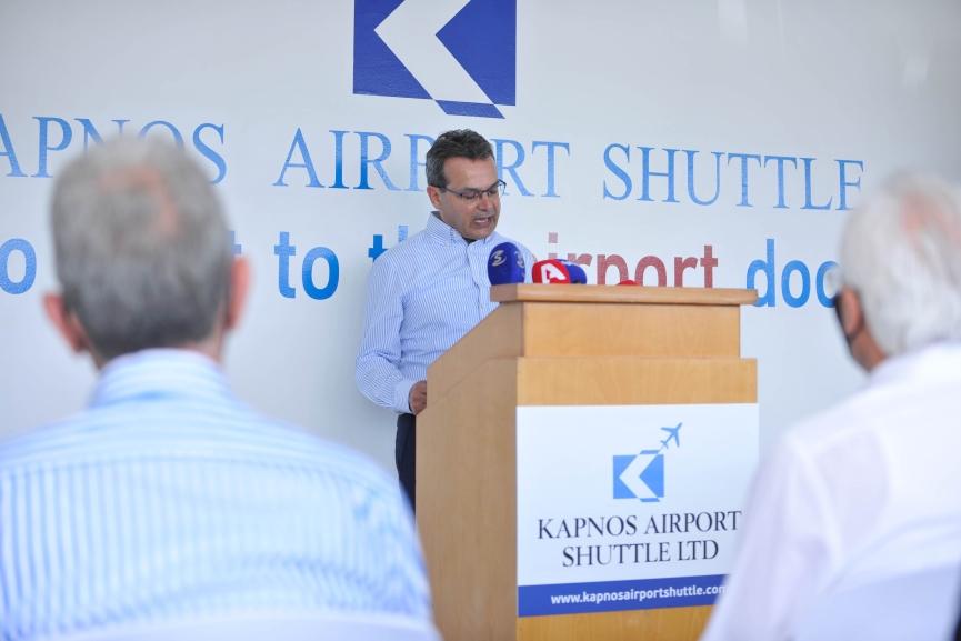 Επανεκκίνηση των δρομολογίων της Kapnos Airport Shuttle Ltd από και προς τα αεροδρόμια Λάρνακας και Πάφου