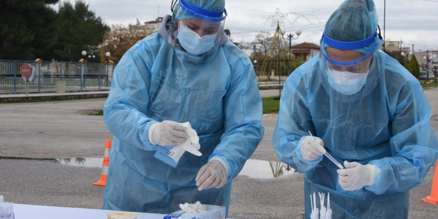 Η γεωγραφική κατανομή των κρουσμάτων από rapid τεστ