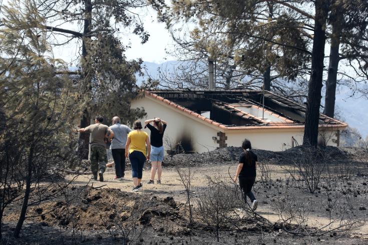 Σε απογραφή και εκτίμηση των ζημιών από τις πυρκαγιές, προχώρησε η Κυβέρνηση