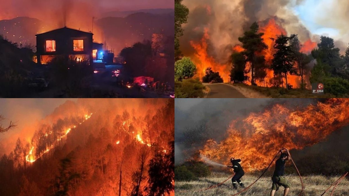 To οδοιπορικό στην Ορεινή Λάρνακας με το τεράστιο μέγεθος της τραγωδίας