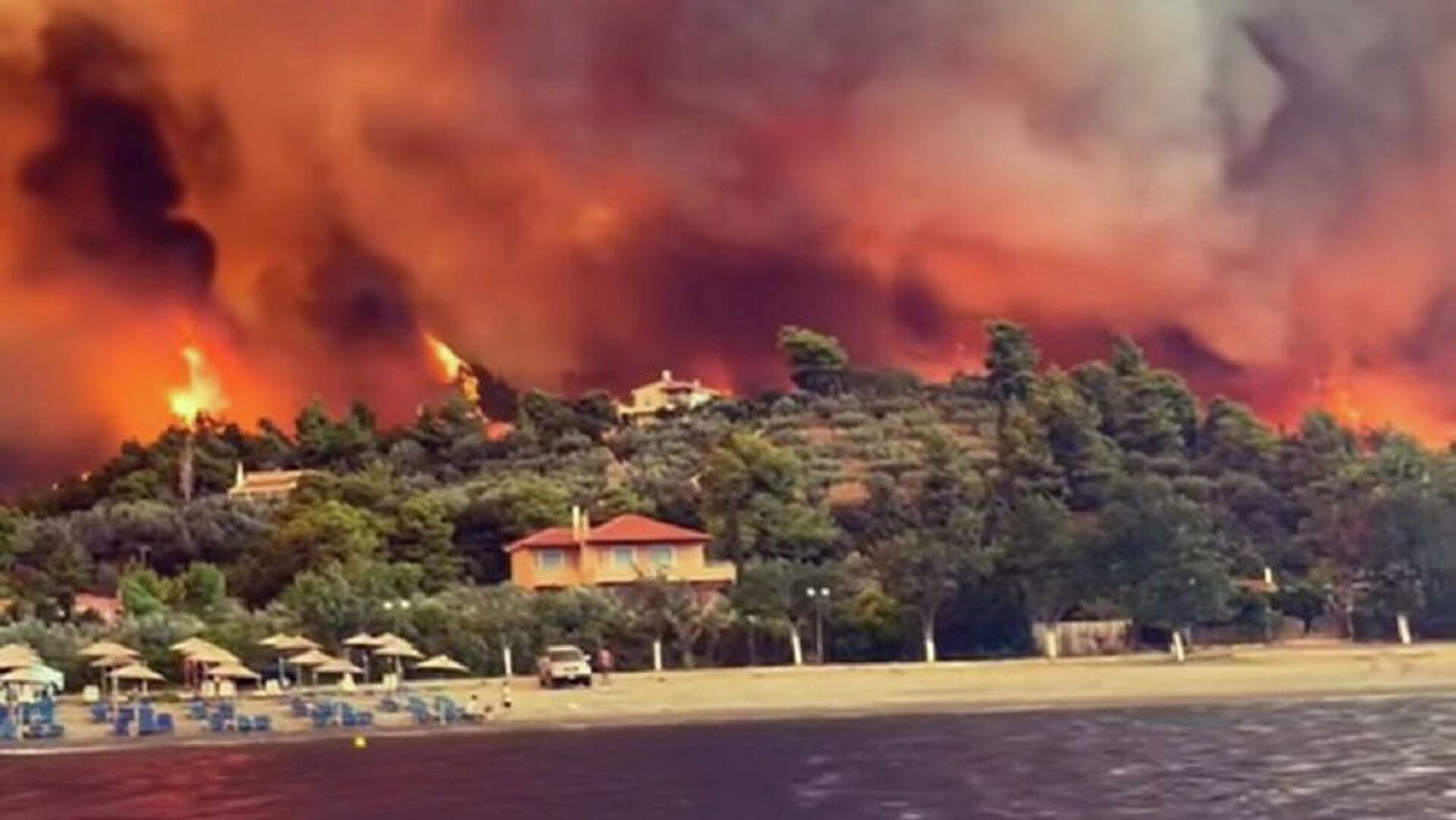 Μάχη με τις αναζωπυρώσεις στην Εύβοια- Τα πύρινα μέτωπα σε Ηλεία και Μάνη