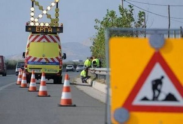 Οδικές εργασίες στη Λάρνακα
