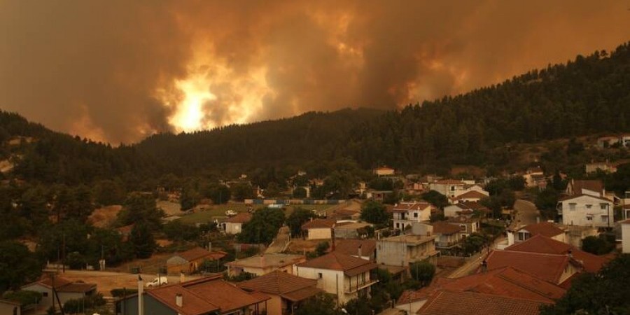 Δορυφορική εικόνα: Το μέγεθος της καταστροφής στην Εύβοια