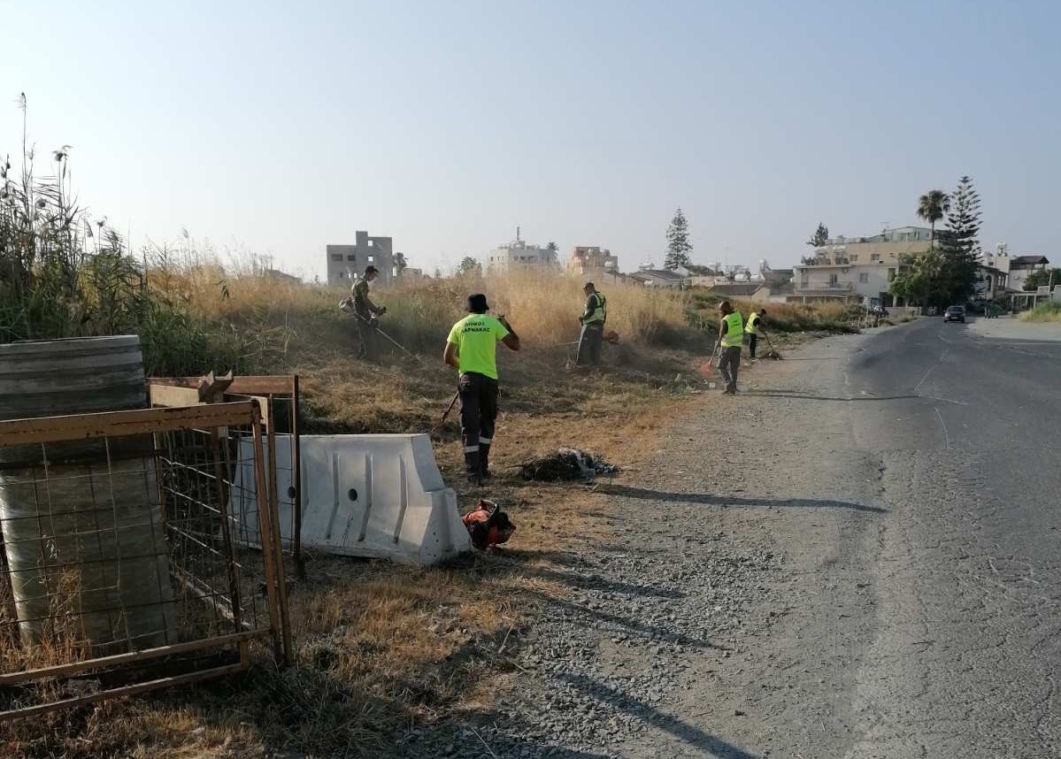 Για τρίτη φορά κατά την τρέχουσα χρονιά οι εργασίες καθαρισμού του Τμήματος Καθαριότητας του Δήμου Λάρνακας