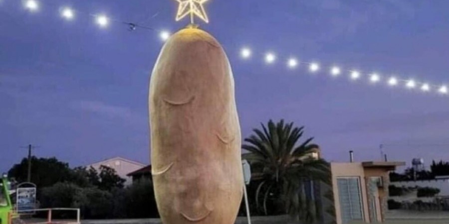 Σε ρυθμούς Χριστουγέννων η «Big Potato» της Ξυλοφάγου (ΦΩΤΟ)