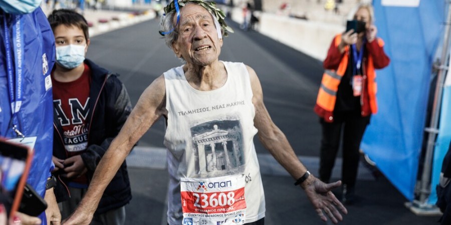 Ο Στέλιος είναι 90 και τερμάτισε και φέτος στον Αυθεντικό Μαραθώνιο