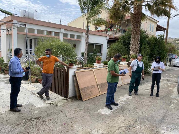Καταγραφή των ζημιών στα Λύμπια