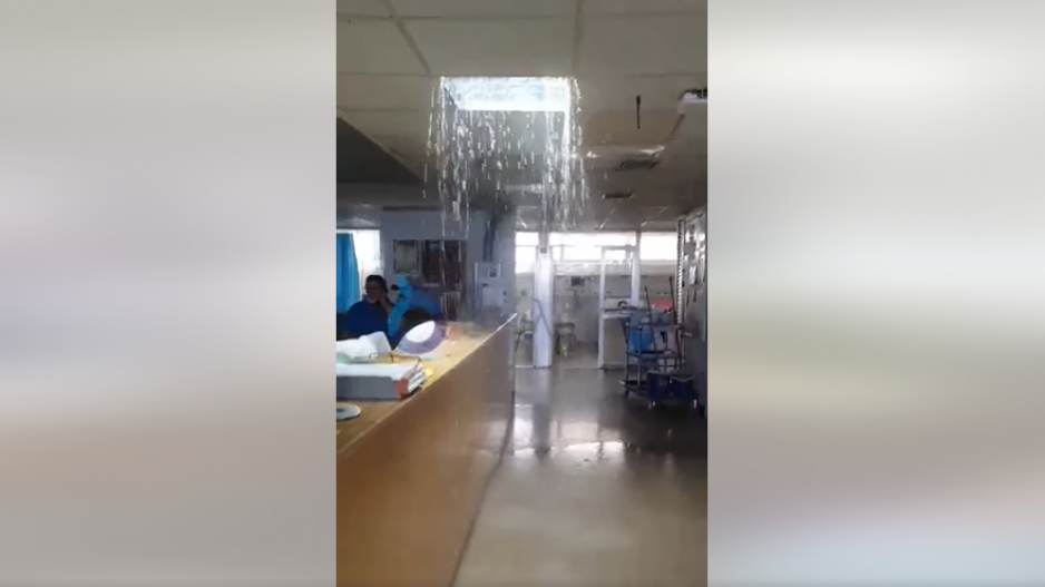 Συχνό φαινόμενο η διαρροή νερού στο Γενικό Νοσοκομείο Λάρνακας (ΒΙΝΤΕΟ)