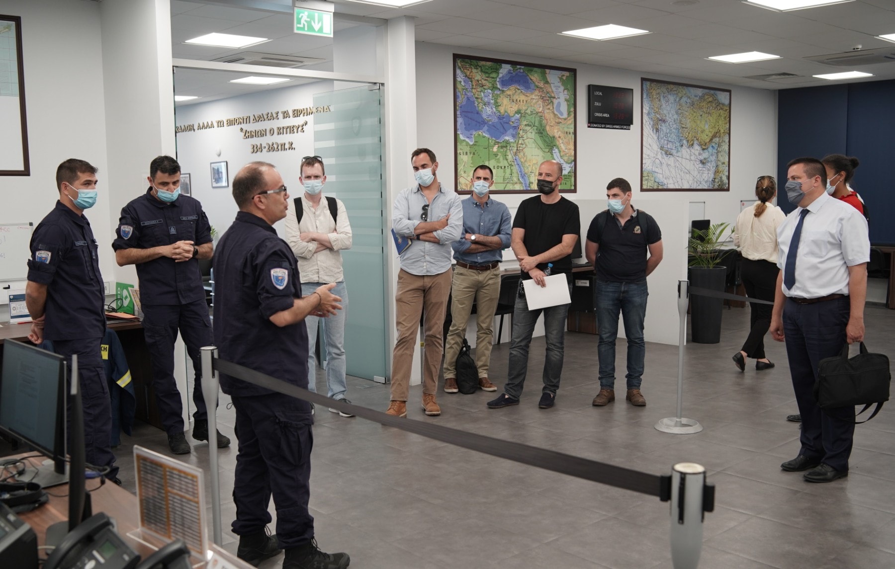 Ενημερωτική επίσκεψη στο ΚΣΕΔ Λάρνακας από αντιπροσωπία του Γαλλικού Κέντρου Συνδυασμένων Επιχειρήσεων