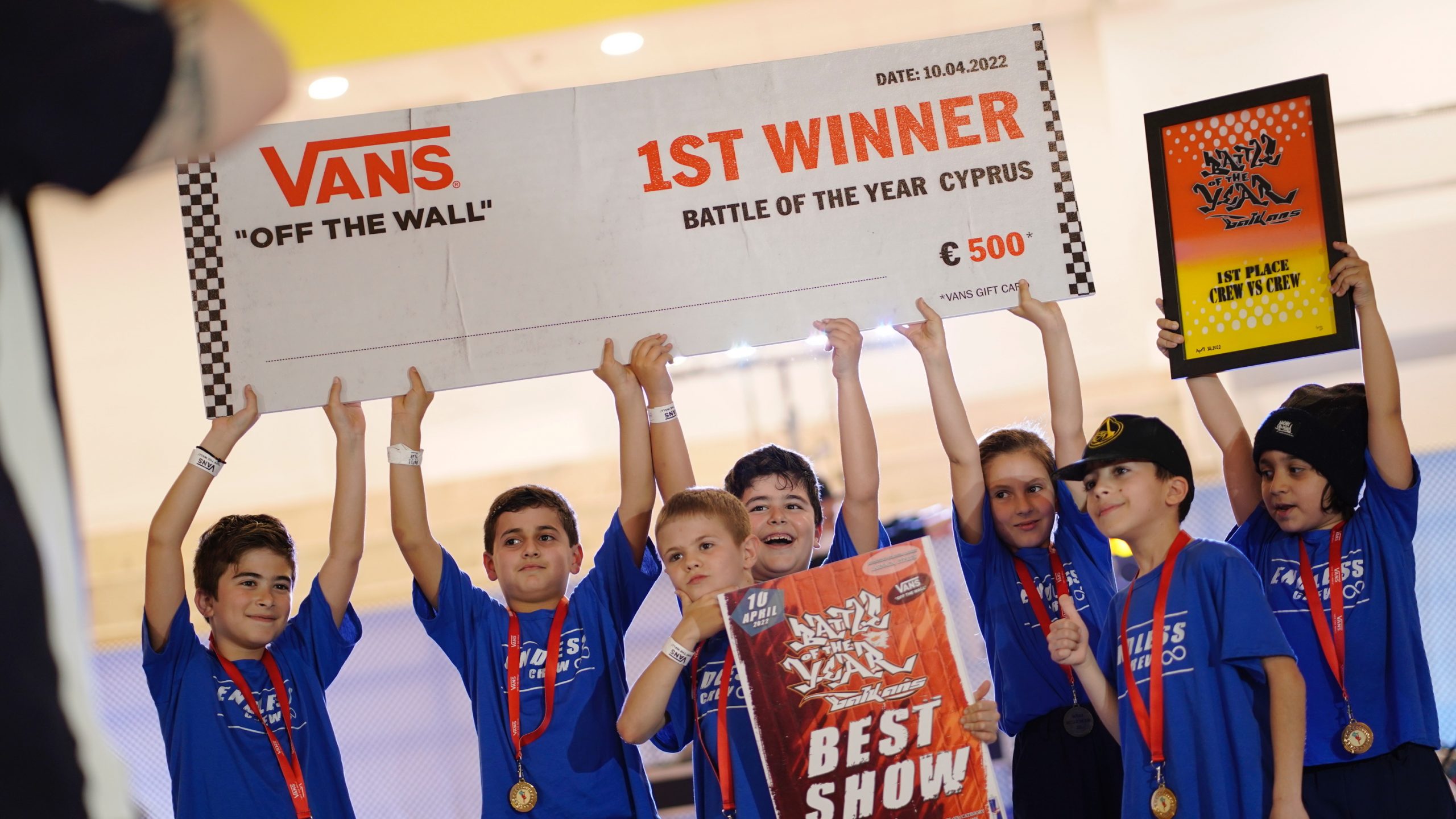Η Endless Crew από Λάρνακα στην 3ης θέση στον Βαλκανικό διαγωνισμό Battle Of The Year