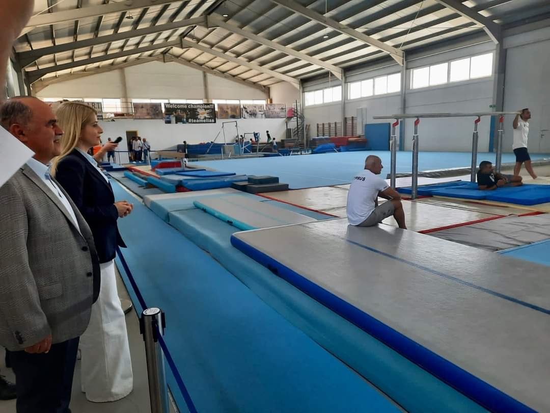 Λάρνακα: Εγκαινιάστηκε το κέντρο ενόργανης γυμναστικής του σωματείου Βύρων