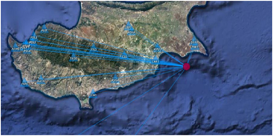 Στη θάλασσα της Ξυλοφάγου το ισχυρό “χτύπημα” του Εγκέλαδου που έπληξε την Κύπρο