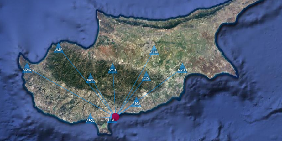 Σεισμός στη Κύπρο: Ακολούθησαν τέσσερις μετασεισμοί- Πού ήταν το επίκεντρο