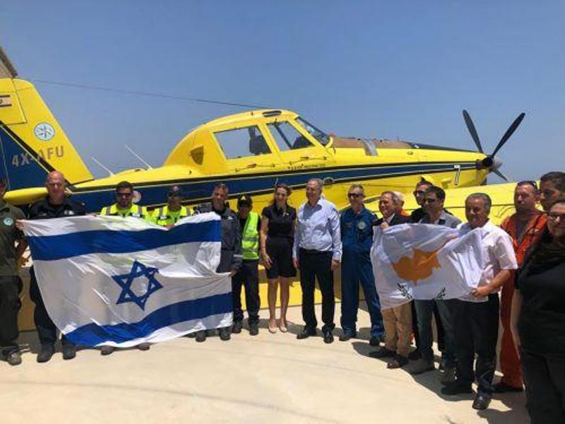 Ευχαριστίες προς το Ισραήλ και τα πληρώματα των πυροσβεστικών αεροσκαφών εξέφρασε ο Υπουργός Γεωργίας