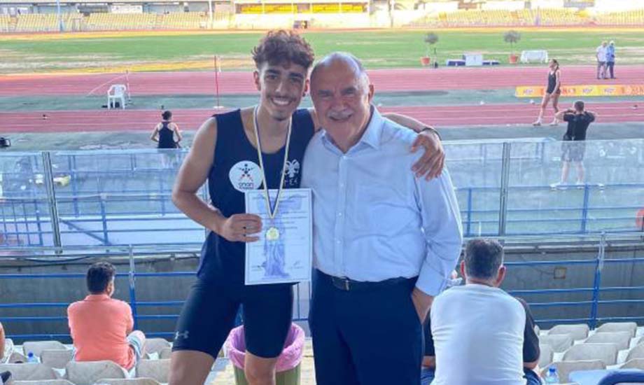 Ο 14χρονος Σκαλιώτης αθλητής που εντυπωσίασε τον πρόεδρο του ΚΟΑ Αντρέα Μιχαηλίδη