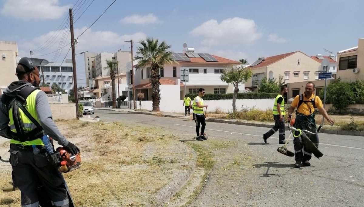 Συνεχίζονται οι εργασίες καθαρισμού του Τμήματος Καθαριότητας του Δήμου Λάρνακας