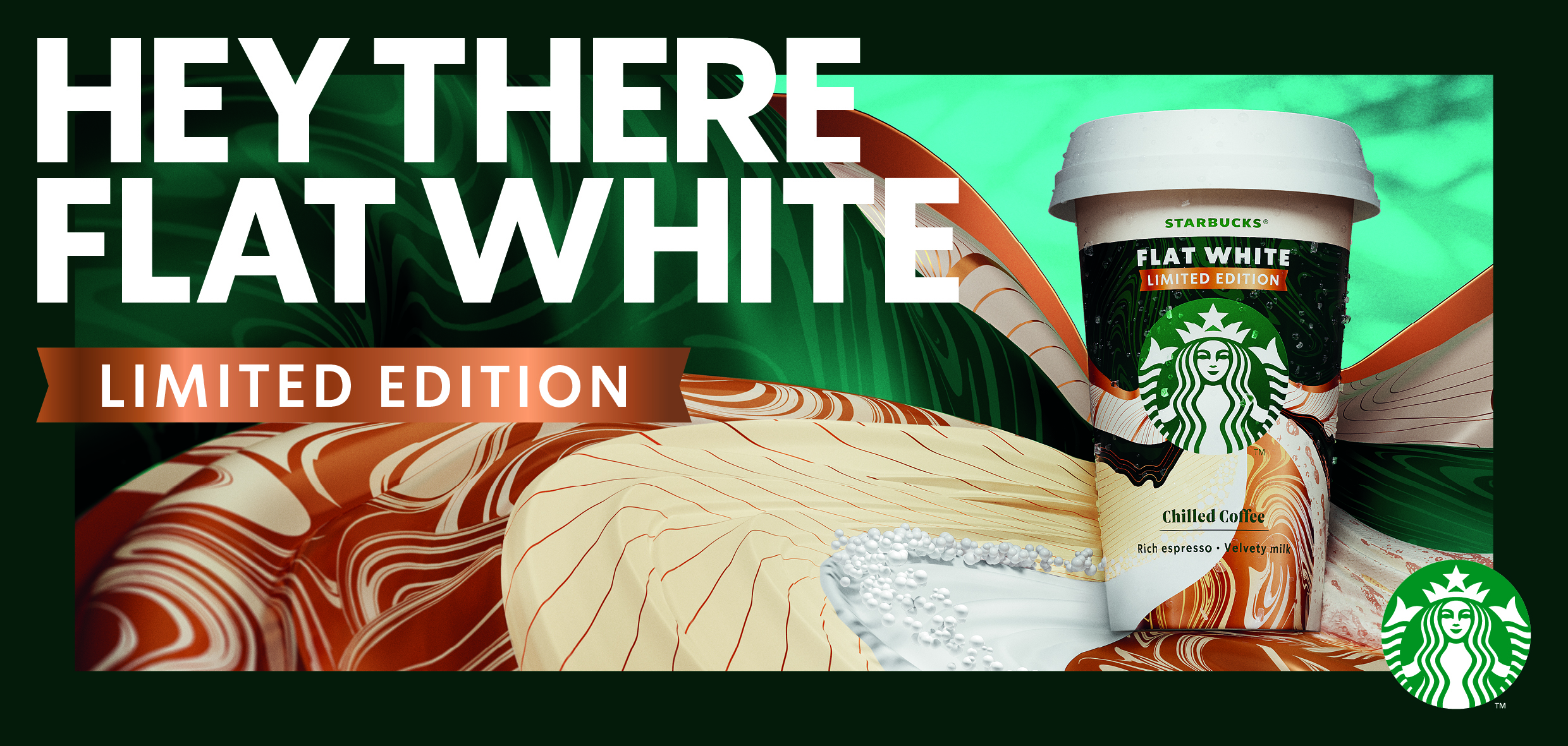 Το Starbucks Flat White Limited Edition είναι η πιο πρόσφατη προσθήκη στην οικογένεια των παγωμένων καφέδων