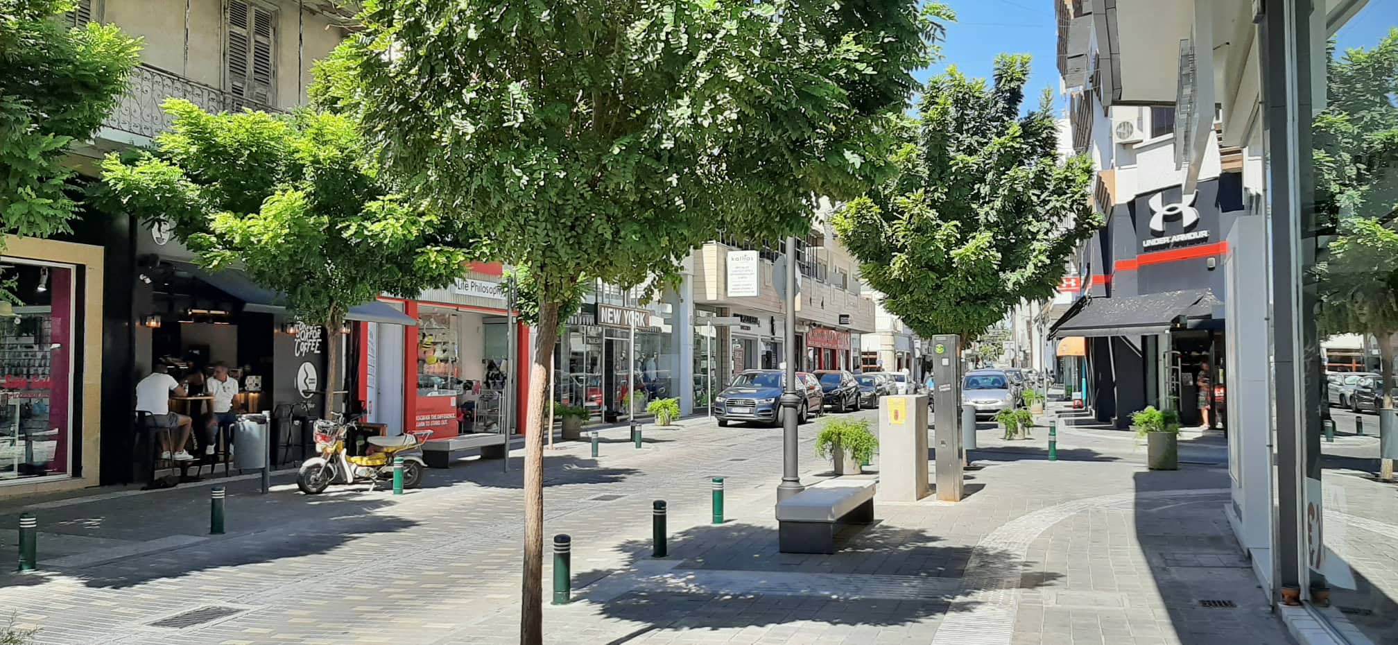 Αντιπλημμυρικά έργα (και) στο εμπορικό κέντρο της Λάρνακας