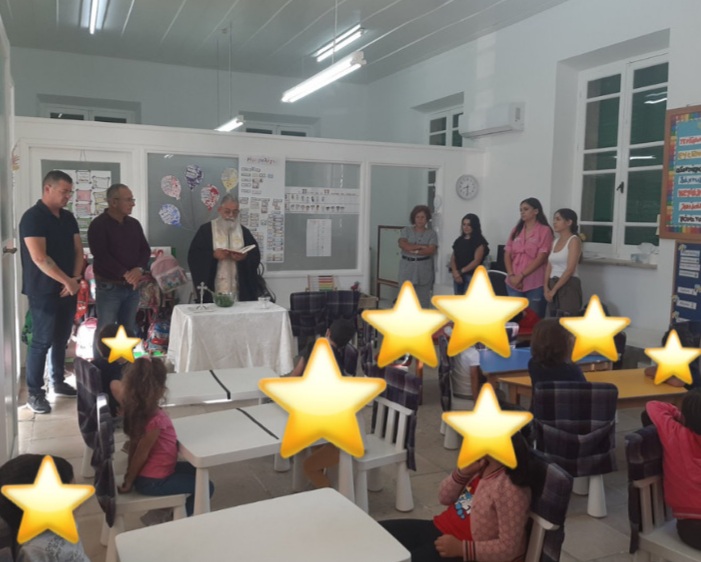 Τελέστηκε ο πρώτος αγιασμός στο νέο Κοινοτικό Νηπιαγωγείο Βορόκληνης