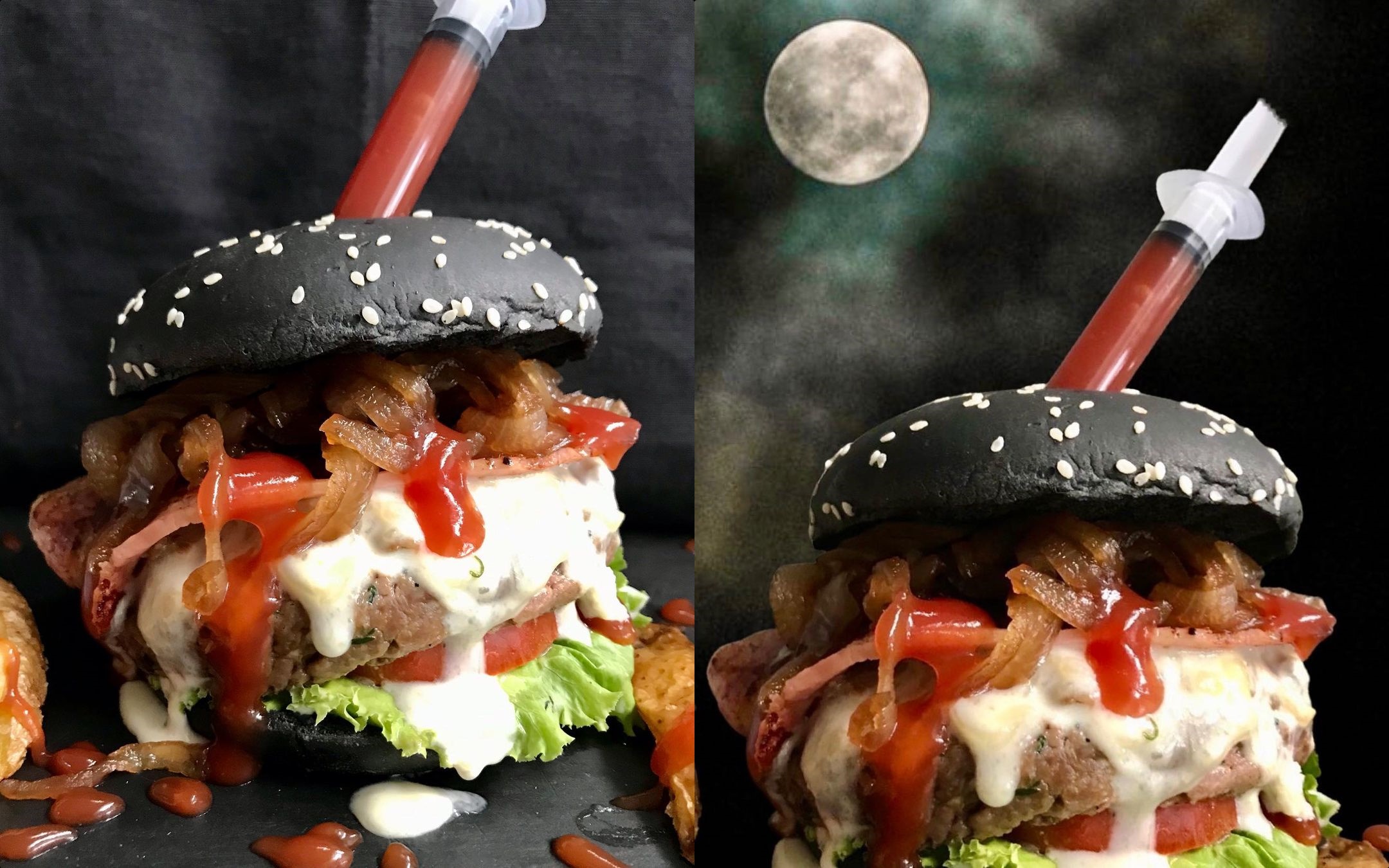 Εσύ θα τολμούσες να δοκιμάσεις αυτό το απόλυτο Halloween burger;