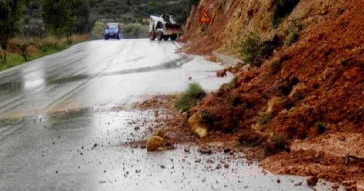 Προσοχή! Αυτοί οι δρόμοι επηρεάστηκαν από τα έντονα καιρικά φαινόμενα