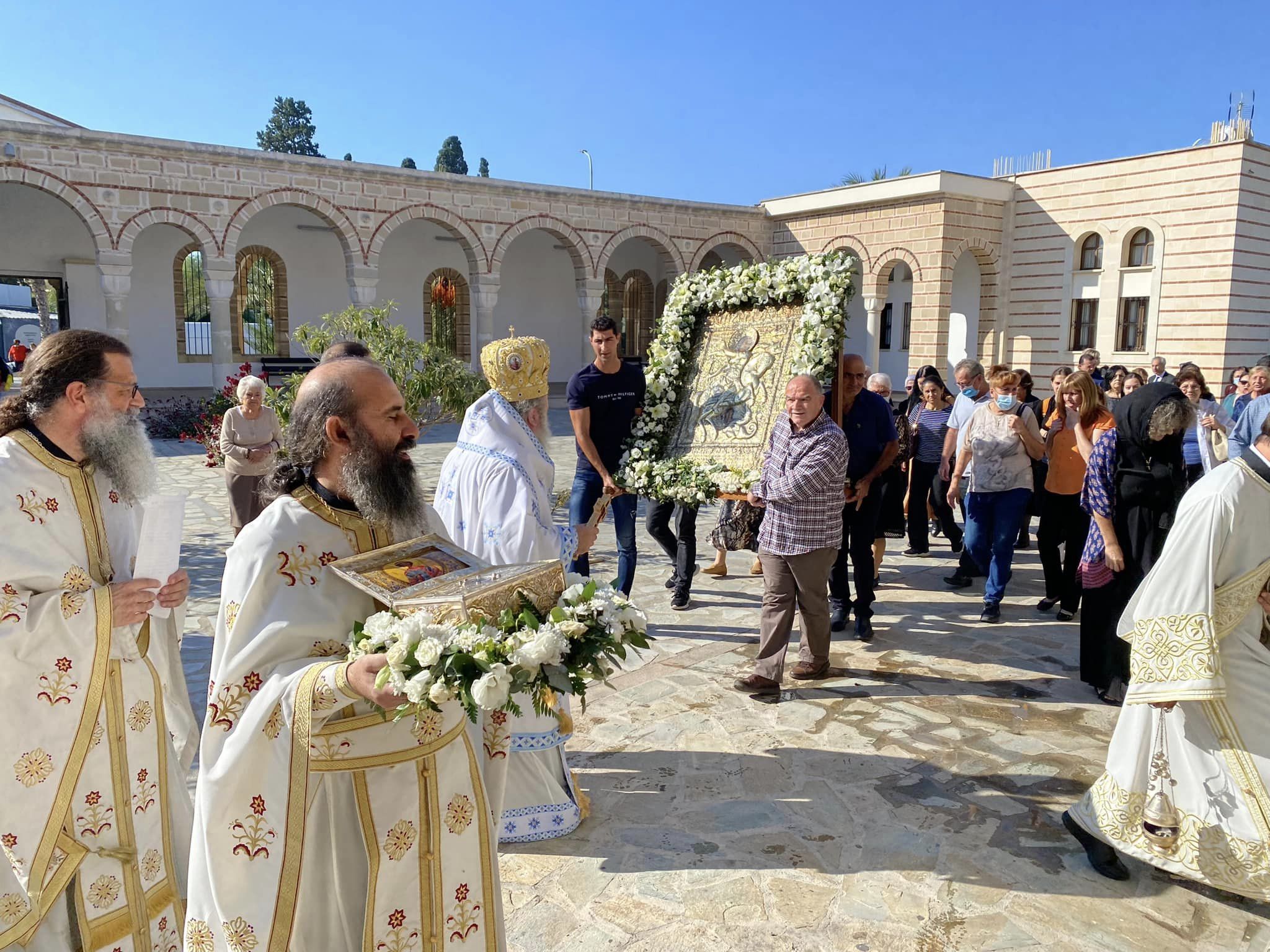 Ο Μητροπολίτης Κιτίου στον πανηγυρίζοντα Ιερό Ναό Αγίου Γεωργίου Κοντού στη Λάρνακα (φώτο)