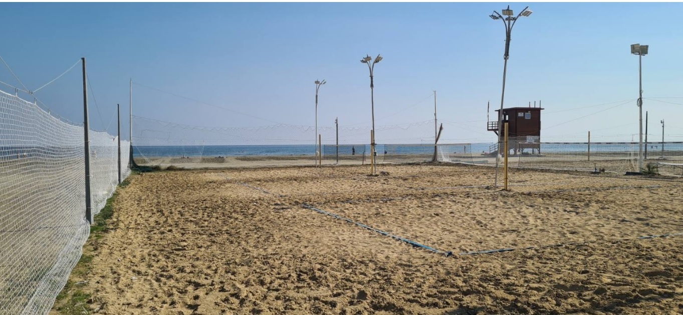 Ποιοτική αναβάθμιση των γηπέδων Beach Volley-Tennis  στις Φοινικούδες (ΦΩΤΟ)