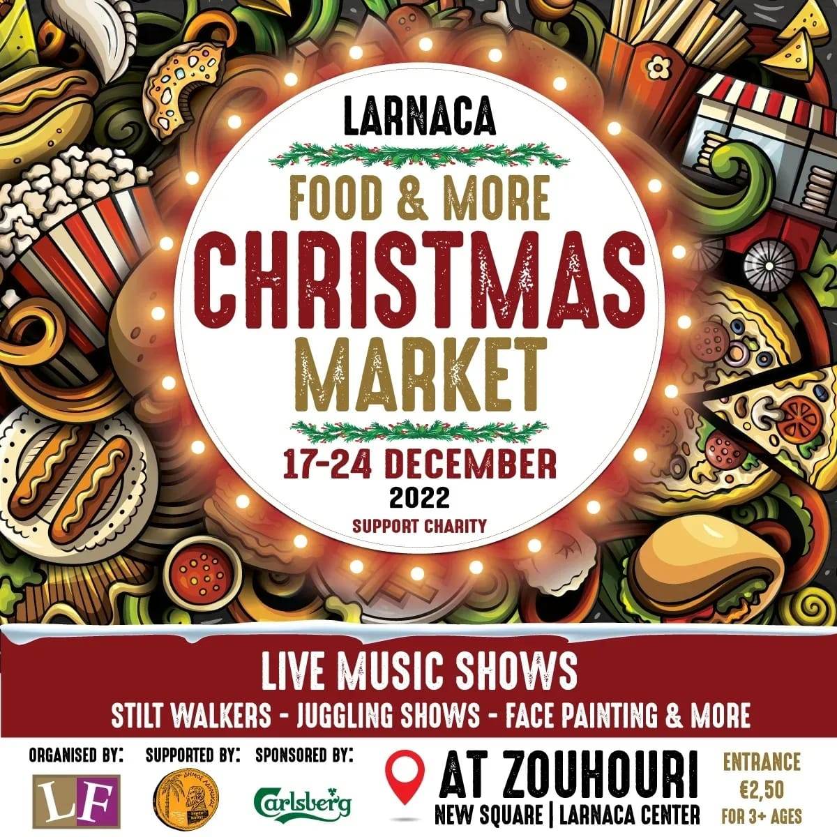 Έναρξη του Larnaca “Christmas Food Market” 2022