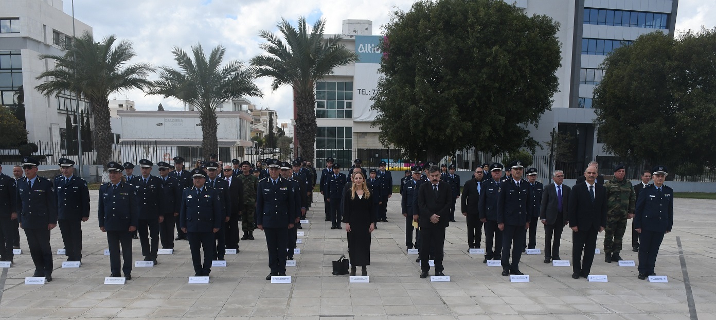 Τη μνήμη των πεσόντων αστυνομικών και πυροσβεστών τίμησε η Αστυνομία