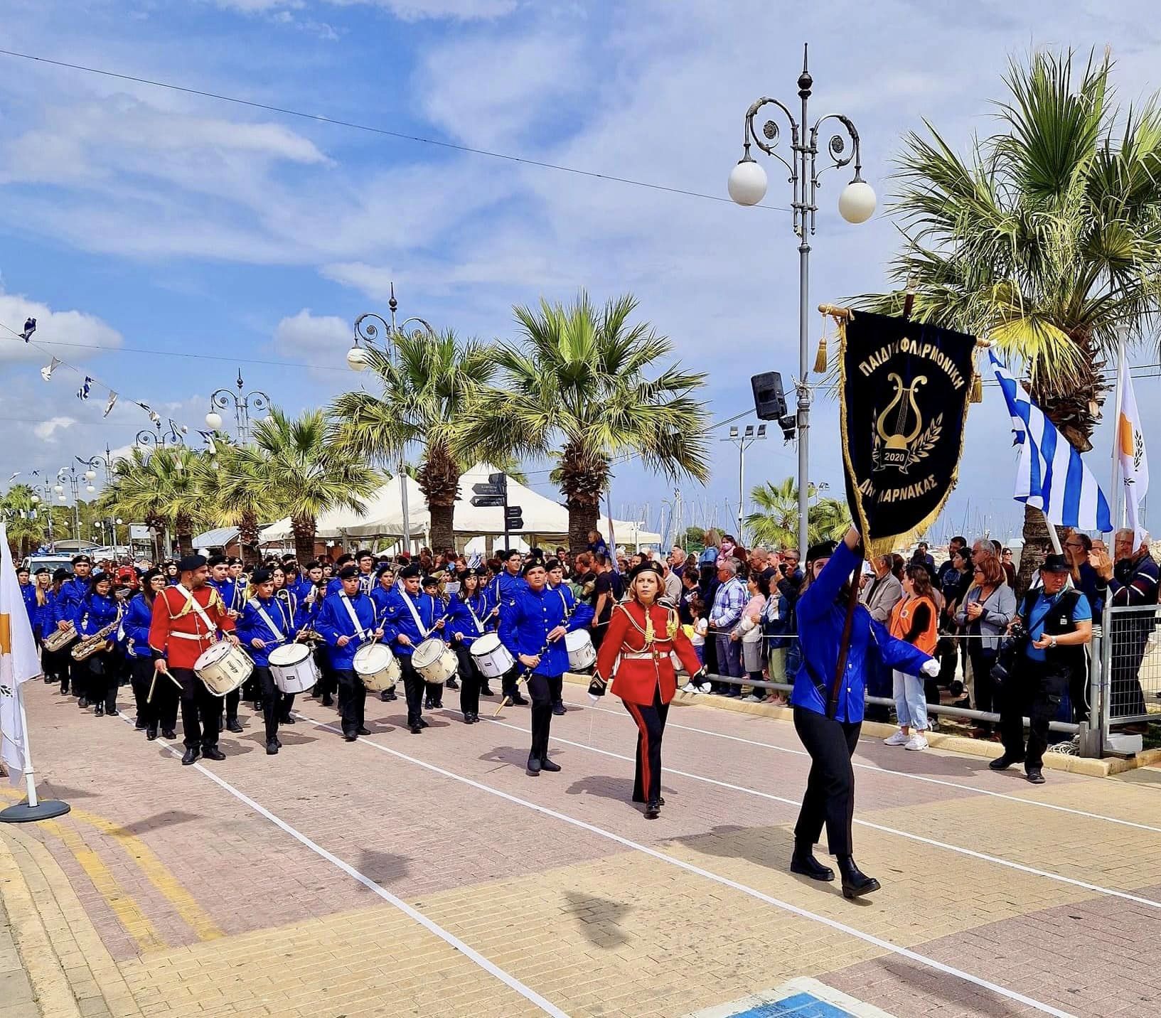 Για πρώτη φορά στην παρέλαση η Παιδική Φιλαρμονική Ορχήστρα του Δήμου Λάρνακας  (φώτο)