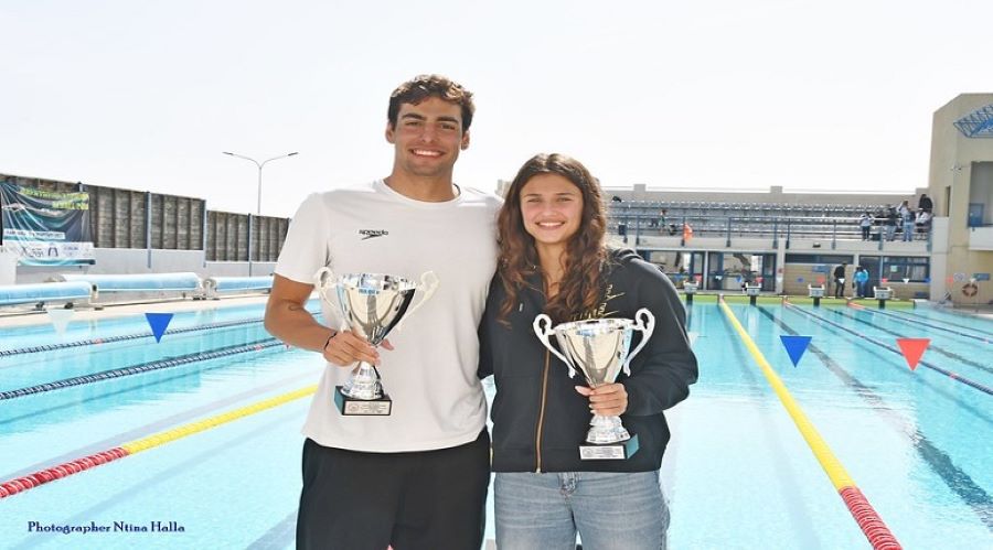 Μια από τις κορυφαίες αθλήτριες η Πολυξένη Τουμάζου του Ναυτικού Ομίλου Λάρνακας στους Παγκύπριους Ατομικούς Αγώνες Κολύμβησης