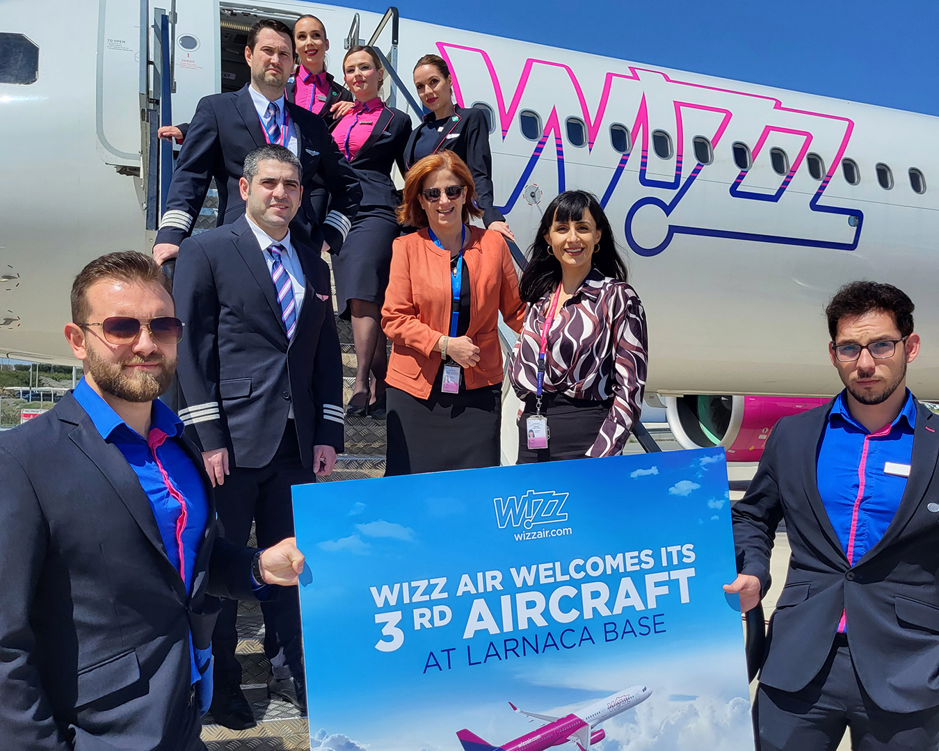 Η WIZZ AIR προσθέτει τρίτο αεροσκάφος στη βάση της  στο Αεροδρόμιο Λάρνακας