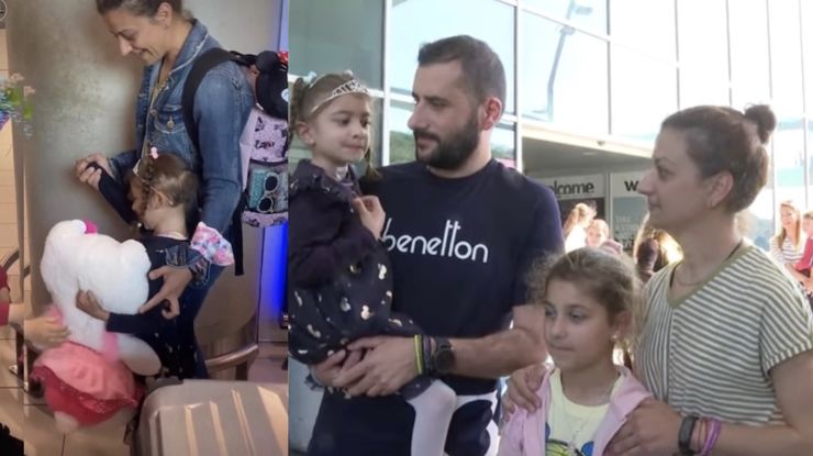 Συγκινητικές εικόνες στη Λάρνακα: Η 4χρονη Μαρία επέστρεψε από το Ισραήλ