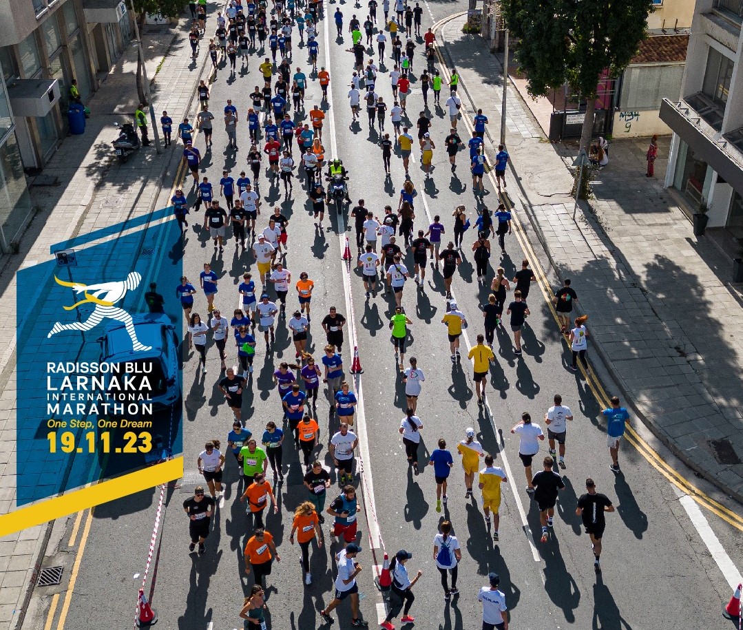 Επιστρέφει η μεγαλύτερη γιορτή του αθλητισμού, ο 6ος Radisson Blu Διεθνής Μαραθώνιος Λάρνακας στις 19 Νοεμβρίου 2023