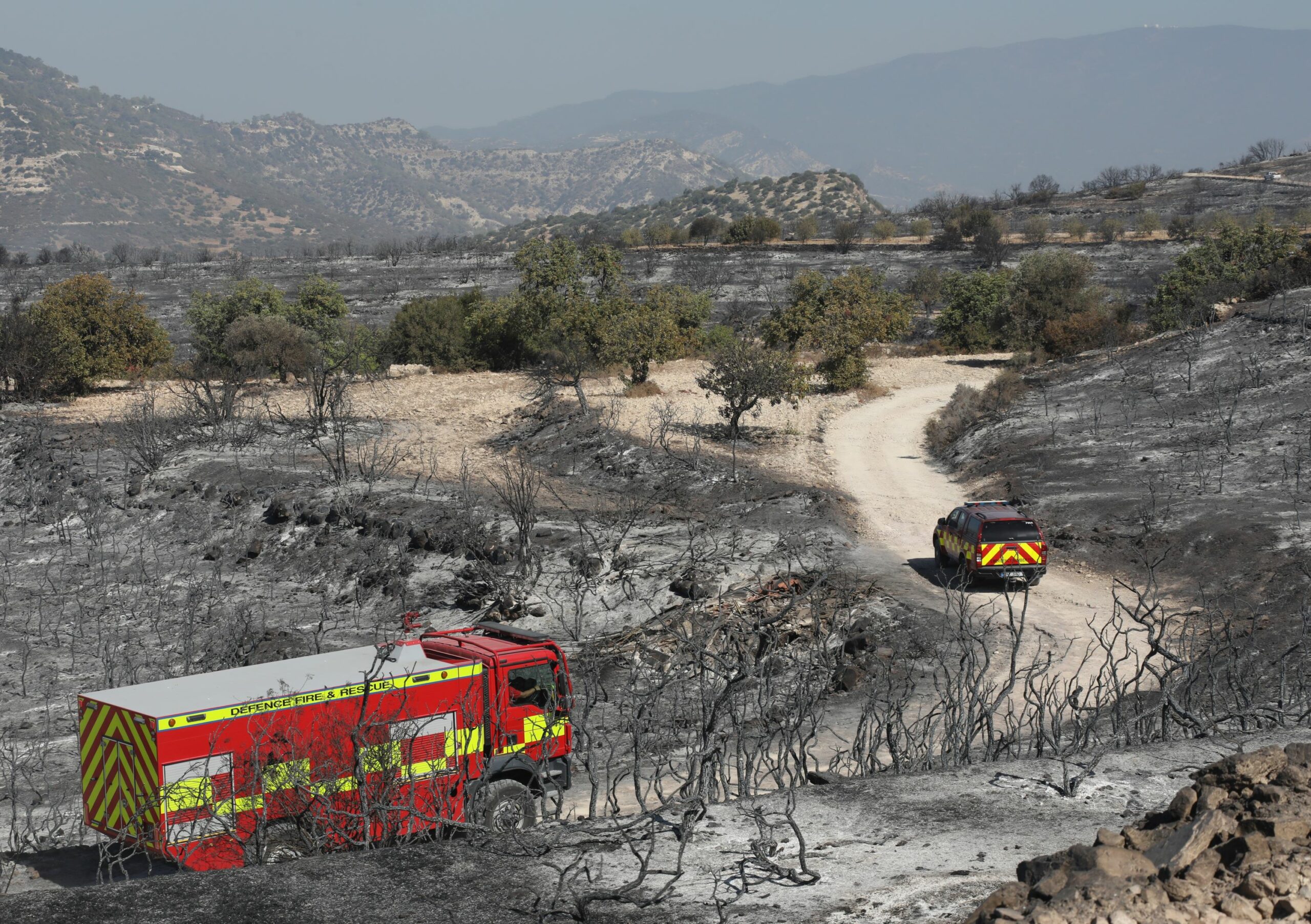 Αναμένεται να επιχειρήσουν εναέρια μέσα από Ελλάδα, Ιορδανία και Ισραήλ στην ημιορεινή Λεμεσού